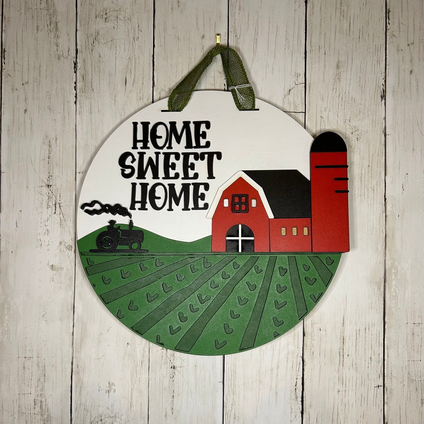 Home Sweet Farm Door Hanger